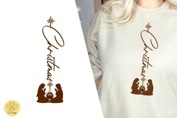 Christmas Jesus Cross Sublimation T-Shirt Designs