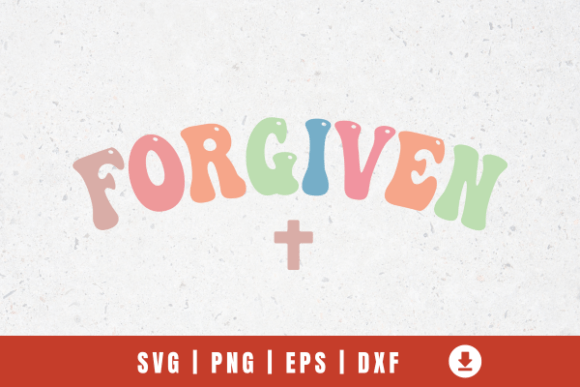 Forgiven Christian Design T-Shirt Designs