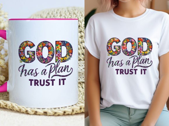 God Has Plan Christian Jesus Sublimation T-Shirt Designs