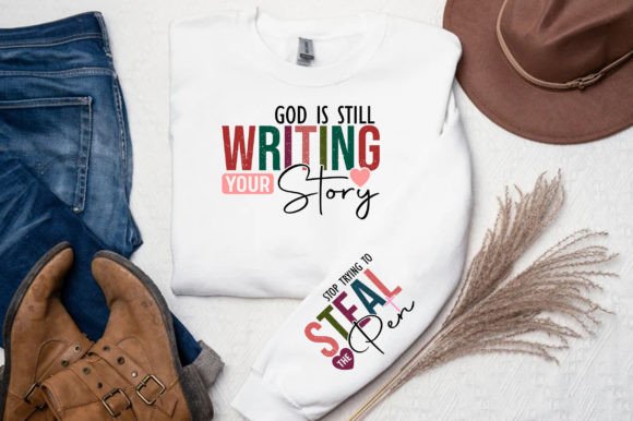 God is Still Writing PNG, Christian SVG