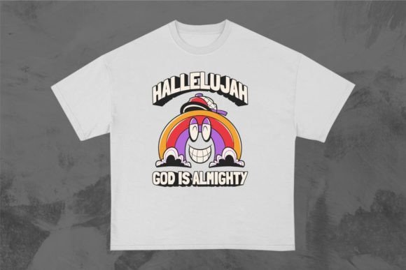 Hallelujah God is Almighty Christian T-Shirt Designs