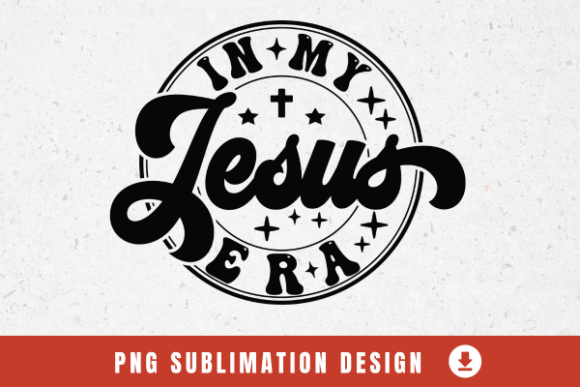 In My Jesus Era Groovy T-Shirt Designs