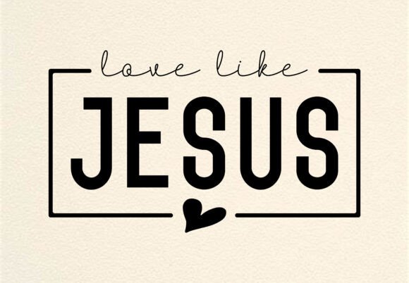 Love Like Jesus Retro Svg Png Faith and T-Shirt Designs