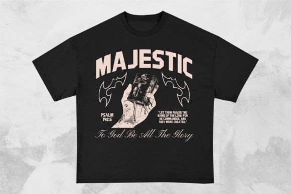 Majestic Christian T-shirt Design