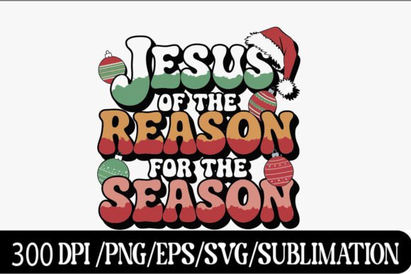 Retro Jesus Christian Christmas Png T-Shirt Designs
